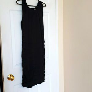 Black silk dress size 8